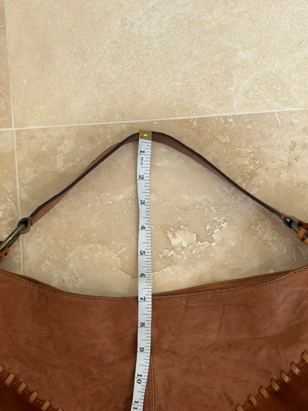 Johnny Was Suede Leather Hobo Bag